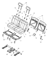 2004 Dodge Durango Seat Cushion Diagram - ZV081D5AA