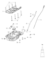 Chrysler 200 Dipstick Diagram - 68226666AA