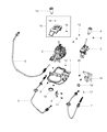 Jeep Wrangler Shift Knob Diagram - 5165730AA