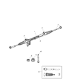 Jeep Commander Drag Link Diagram - 68066486AA