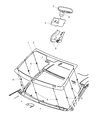 2012 Jeep Grand Cherokee Mirror Cover Diagram - 5182604AA