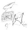 Chrysler Voyager Window Regulator Diagram - 4894537AA