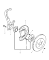 Chrysler Sebring Wheel Hub Diagram - MR403970