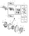 Ram Steering Knuckle Diagram - 68213891AA