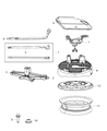 Ram C/V Spare Wheel Diagram - 4721567AB