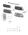 Ram Grille Diagram - 68404851AB