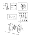 2019 Jeep Wrangler Brake Disc Diagram - 68250087AA