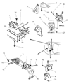Chrysler Sebring Engine Mount Diagram - 4593338AC