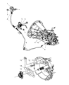 Dodge Clutch Master Cylinder Diagram - 5134623AE