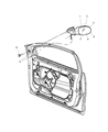 Dodge Intrepid Car Mirror Diagram - 4805946AE