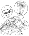 Dodge Durango Hood Latch Diagram - 55255451