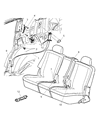 2004 Dodge Durango Seat Belt Diagram - 5HP93BD5AD