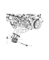 Jeep Commander Engine Mount Diagram - 4854565AB