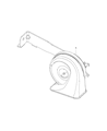 Dodge Horn Diagram - 68238001AA