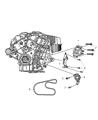 2005 Chrysler Sebring Drive Belt Diagram - 4892562AA