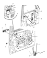Jeep Commander Door Lock Actuator Diagram - 55113369AA