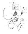 Jeep Wrangler Shift Cable Diagram - 68092240AA