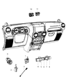 Jeep Wrangler Power Window Switch Diagram - 68057596AA