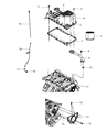 2007 Dodge Avenger Oil Pan Diagram - 4892122AA