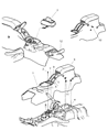 Chrysler Center Console Base Diagram - 1BB021DVAA