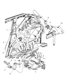 2017 Jeep Compass Seat Belt Diagram - 1GD221DVAA