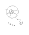 2010 Jeep Wrangler Steering Wheel Diagram - 1LQ711J8AA
