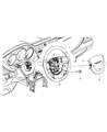 Chrysler Sebring Differential Cover Diagram - 68035659AA