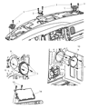 2004 Dodge Ram 3500 Car Speakers Diagram - 56043385AA