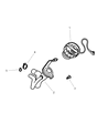 2000 Dodge Ram Wagon Fuel Filler Neck Diagram - 52102437AJ