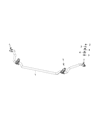 Ram ProMaster 3500 Sway Bar Kit Diagram - 68095827AB