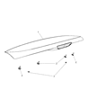 Jeep Spoiler Diagram - 68086312AD