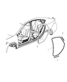 Dodge Dart Door Seal Diagram - 68082814AA