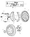 Chrysler Brake Drum Diagram - 4779286AA