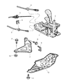 Jeep Grand Cherokee Shift Cable Diagram - 52104060AE