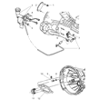 2006 Dodge Ram 1500 Clutch Master Cylinder Diagram - 52110495AE