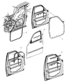 Jeep Liberty Window Run Diagram - 5112247AB