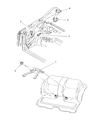 2005 Chrysler Sebring Seat Belt Diagram - WC151DVAC