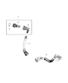 2015 Dodge Challenger PCV Valve Hose Diagram - 68166403AA