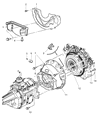 2005 Dodge Ram 3500 Bellhousing Diagram - 52107540AD