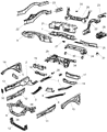 Dodge Magnum Front Cross-Member Diagram - 4782700AD