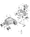 2008 Jeep Liberty Transfer Case Diagram - 68023510AA