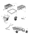 Jeep Commander Air Intake Coupling Diagram - 53013884AA