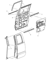Ram Dakota Weather Strip Diagram - 55359446AD