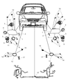 Chrysler Sebring Headlight Bulb Diagram - L0009007QL