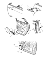 Chrysler Pacifica Door Lock Actuator Diagram - 4894268AG