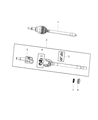 Jeep Axle Shaft Diagram - 68413468AB