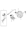 Jeep Cherokee Brake Booster Diagram - 68211880AA