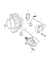 Chrysler Throttle Body Gasket Diagram - 4861064