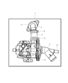 Chrysler Power Steering Pump Diagram - 5080488AB