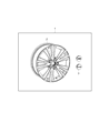 2017 Dodge Durango Spare Wheel Diagram - 82212334AB